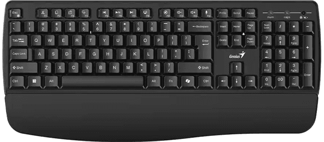 Genius KB-7123 Copilot AI Wireless Palm Rest Keyboard