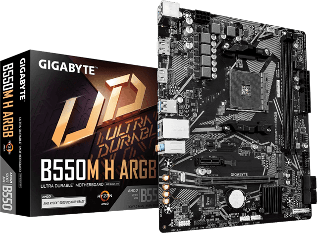 Gigabyte B550M H ARGB Rev 1.0 AM4 Motherboard
