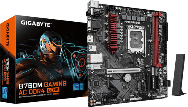 Gigabyte B760M Gaming AC DDR4 mATX Gen5 Motherboard