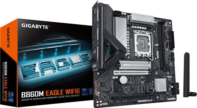 Gigabyte B860M EAGLE WIFI6E ATX LGA1851 Motherboard