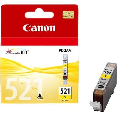 Canon Canon CLI521Y Yellow Ink Cartridge CLI521Y