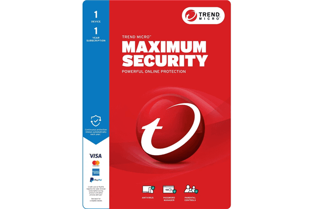 Trend Micro Maximum Security (1 Devices) 1Yr Subscription Add-On
