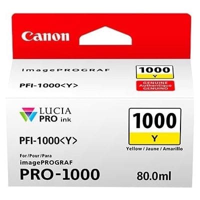 Canon Canon PFI-1000Y Yellow Ink Tank PFI-1000Y