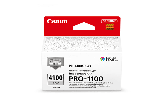 Canon Canon PFI-4100PGY Ink Photo Grey PWF1518