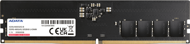 Adata 16GB DDR5-4800 RAM DIMM  Lifetime wty