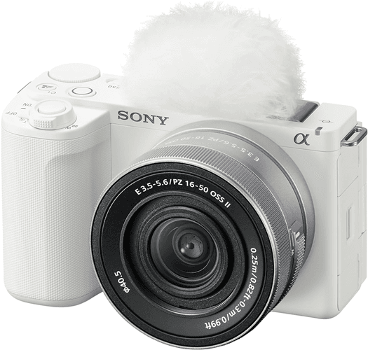 Sony Alpha ZVE10 II 26MP APS-C E Mount w/16-50 WHite