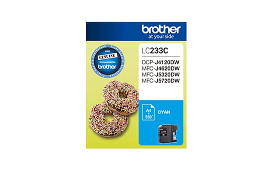 Brother Brother LC233 Cyan Ink Cart B233C