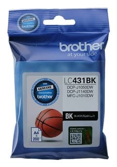 Brother Brother LC431BK Black Ink Cart B431B