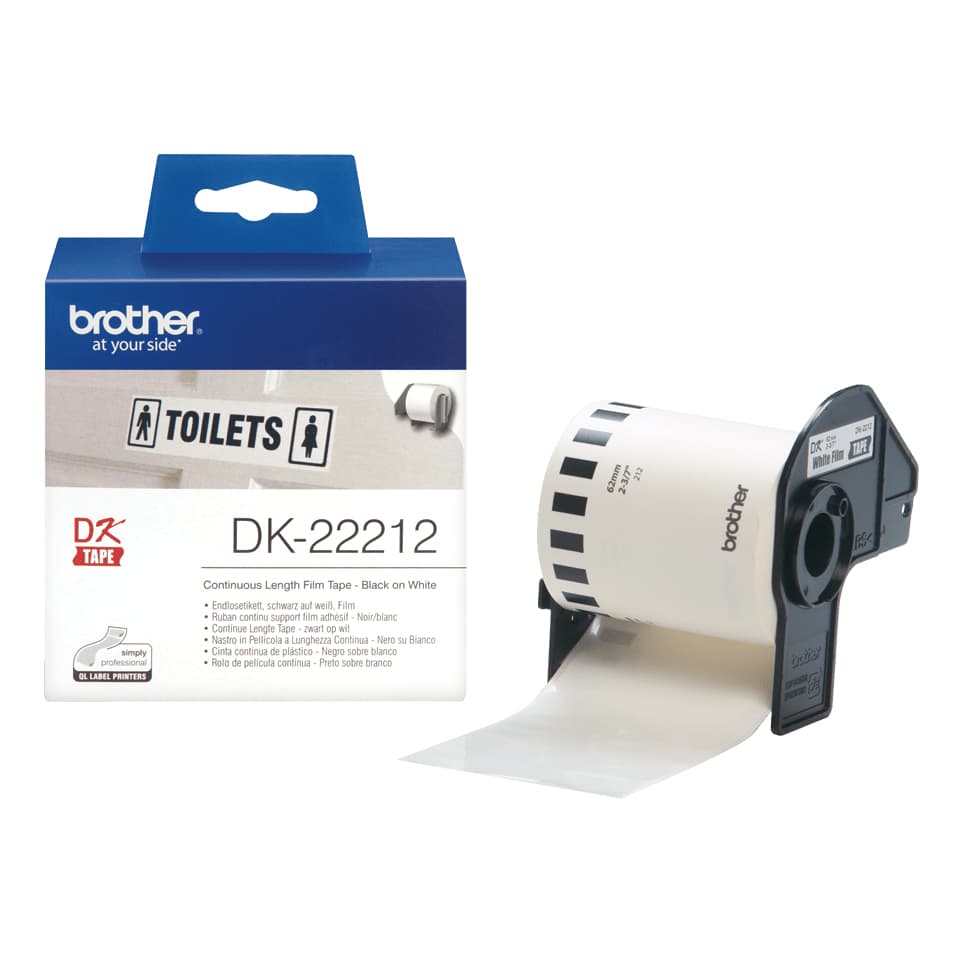 Brother Brother DK22212 White Roll BDK22212