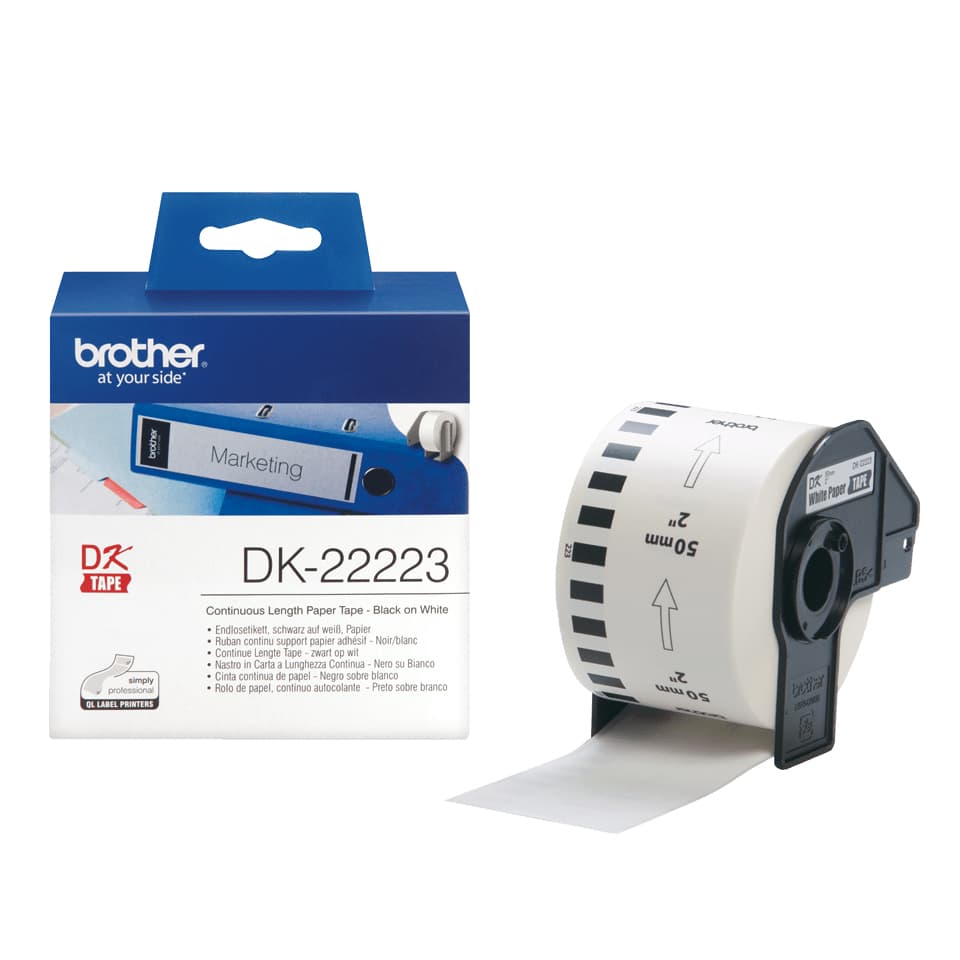 Brother Brother DK22223 White Roll BDK22223