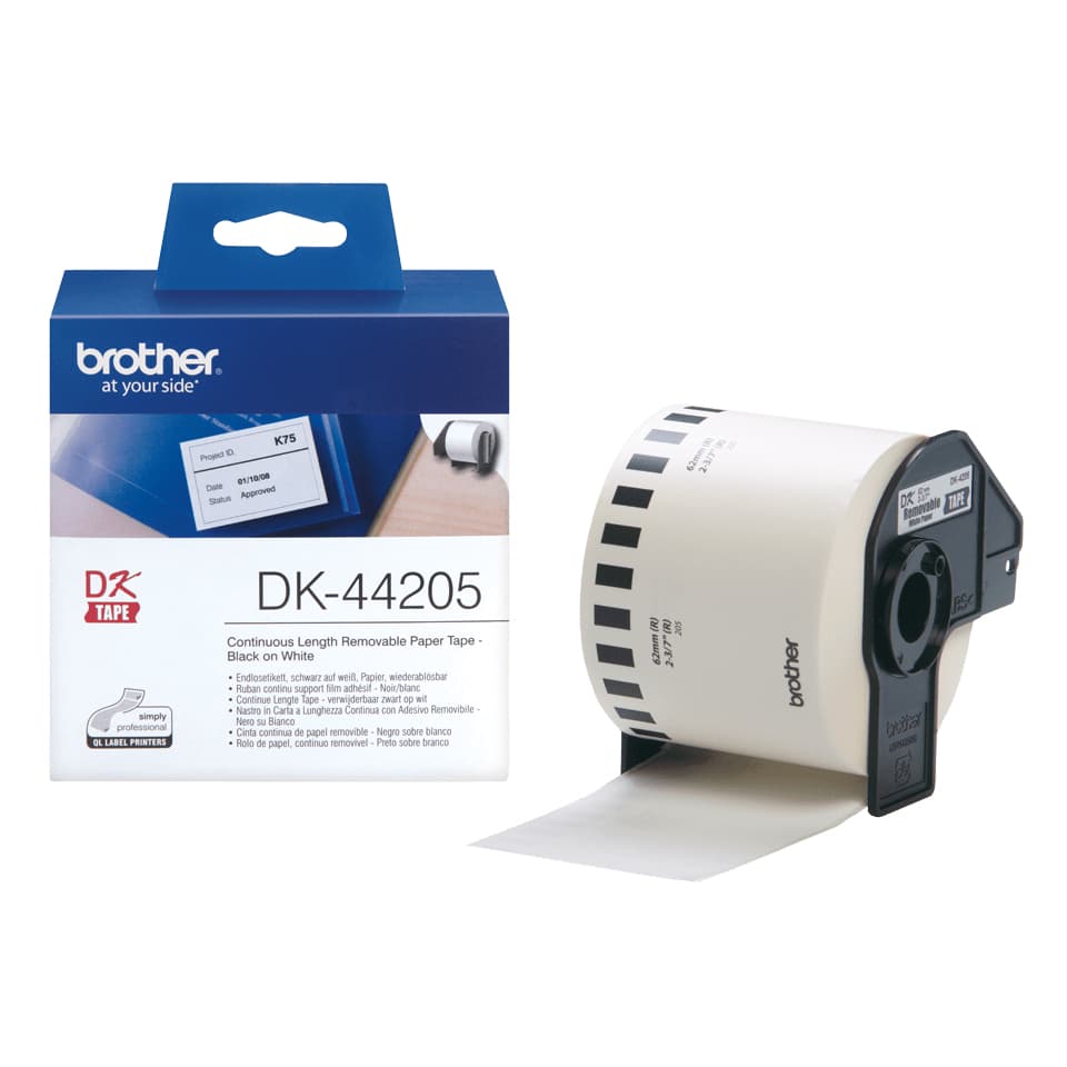 Brother Brother DK44205 White roll BDK44205