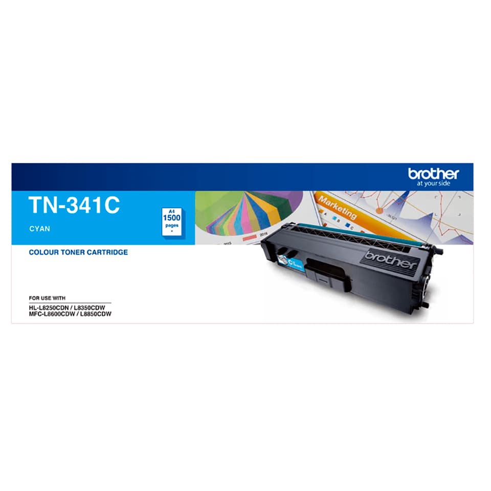 Brother Brother TN341 Cyan Toner Cart BN341C