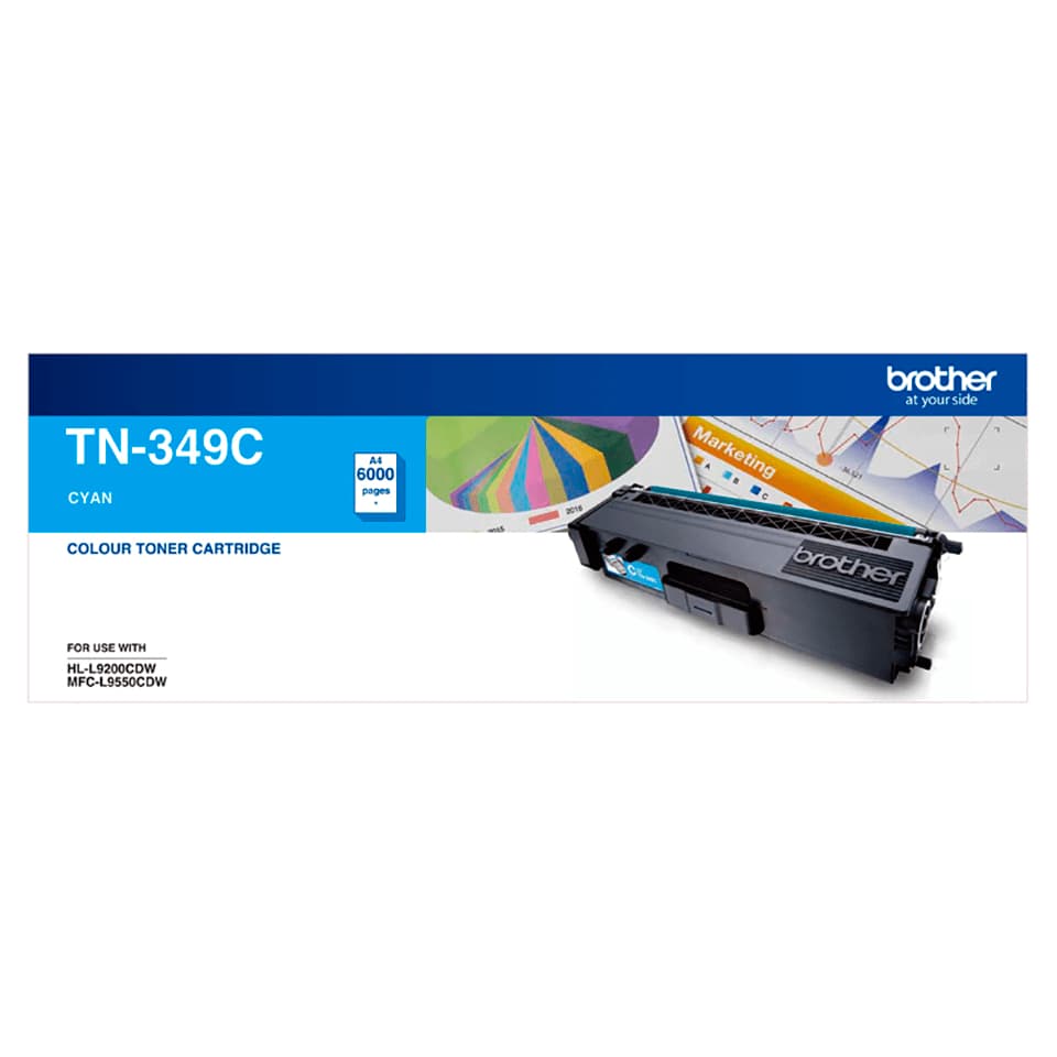 Brother Brother TN349 Cyan Toner Cart BN349C