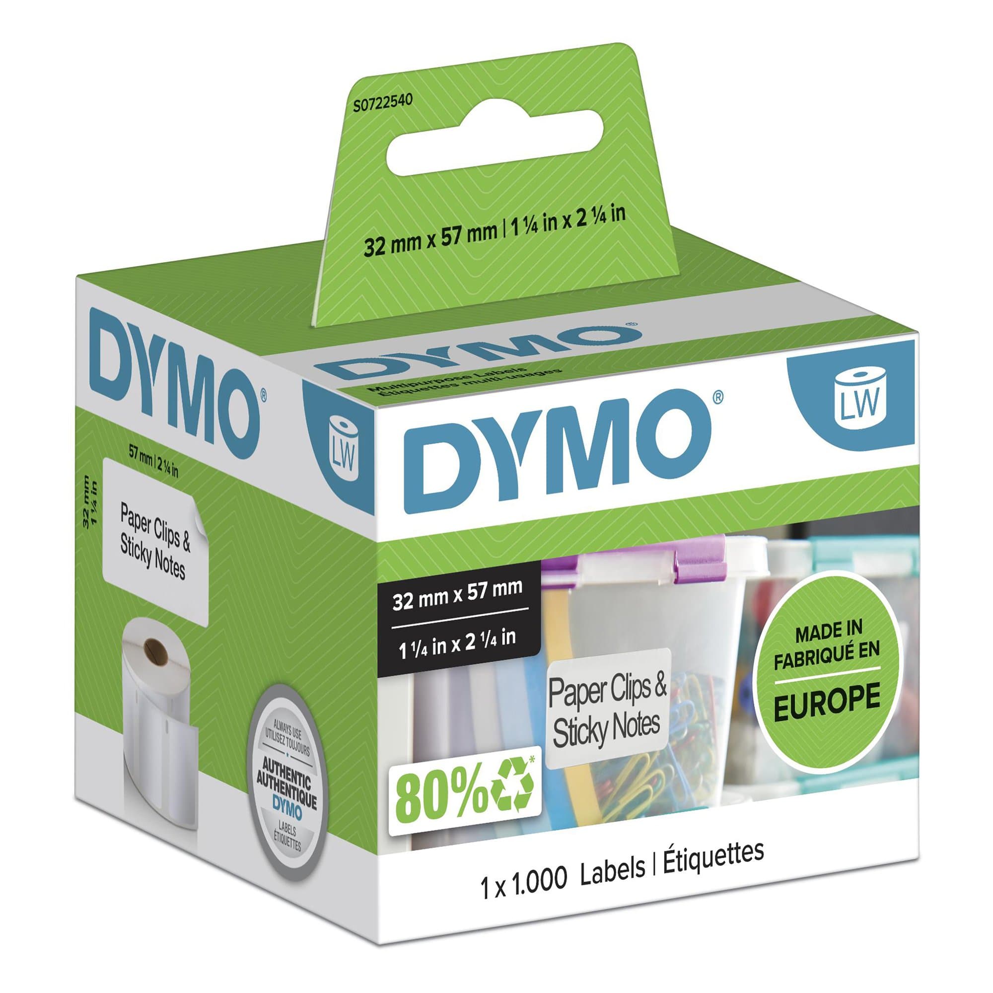 Dymo Dymo Label 57mm X 32mm DYS0722540