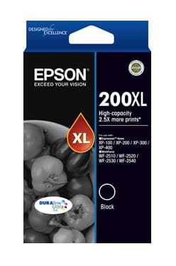 Epson Epson 200 HY Black Ink Cart E200BXL