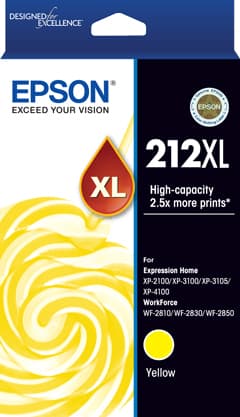 Epson Epson 212 HY Yellow Ink Cart E212YXL