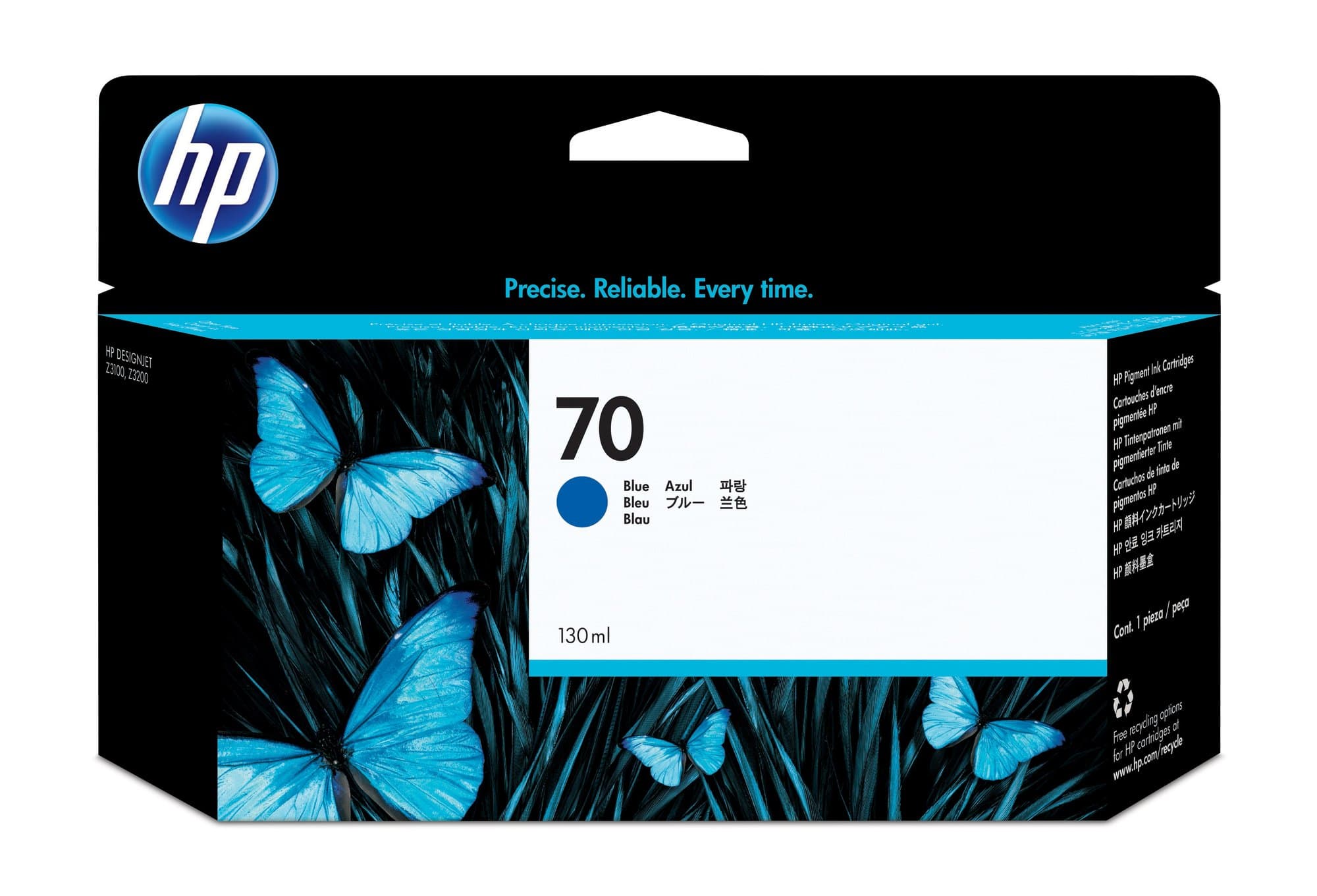 HP HP #70 130ml Blue Ink C9458A HI70B