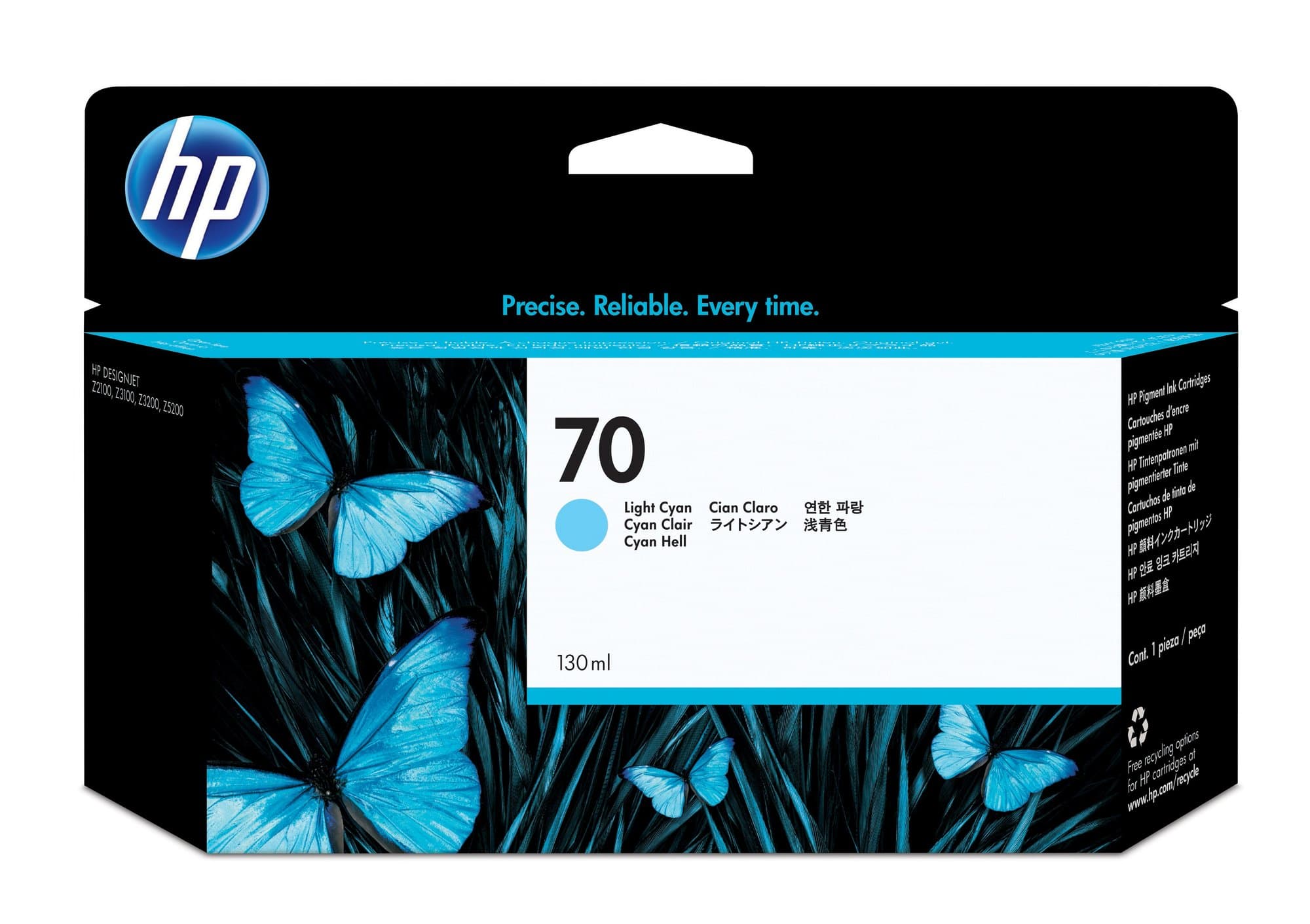 HP HP 70 130ml Light Cyan C9390A HI70LC
