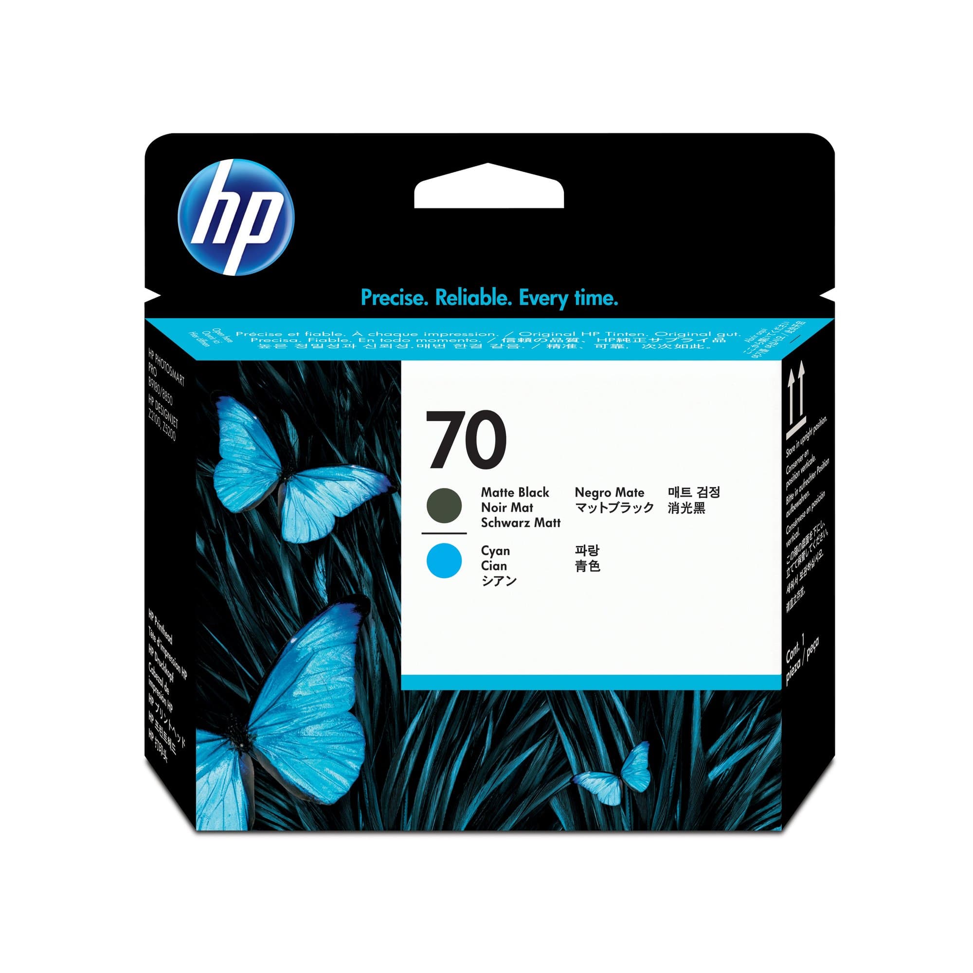 HP HP#70 Mat Blk & Cyan PH C9404A HI70MBC