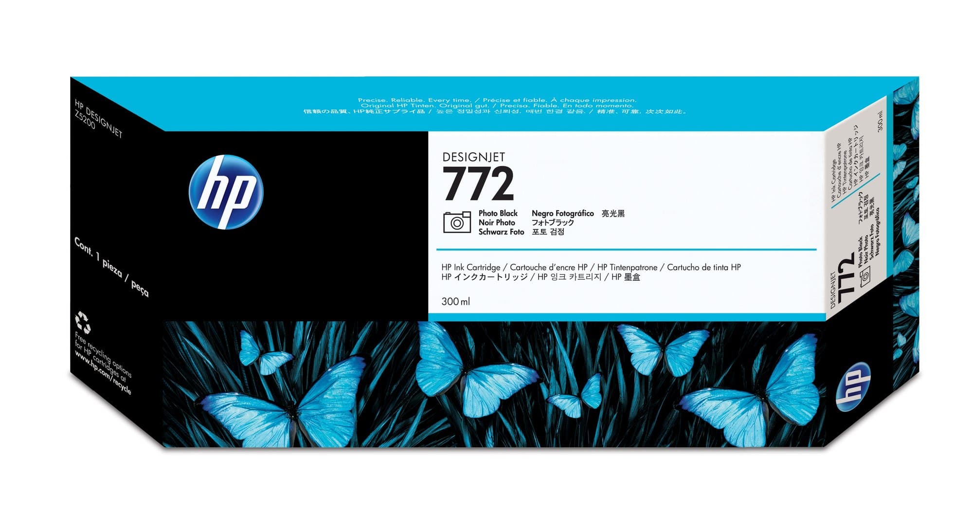 HP HP 772 300ml Ph Blk Ink CN633A HI772PB