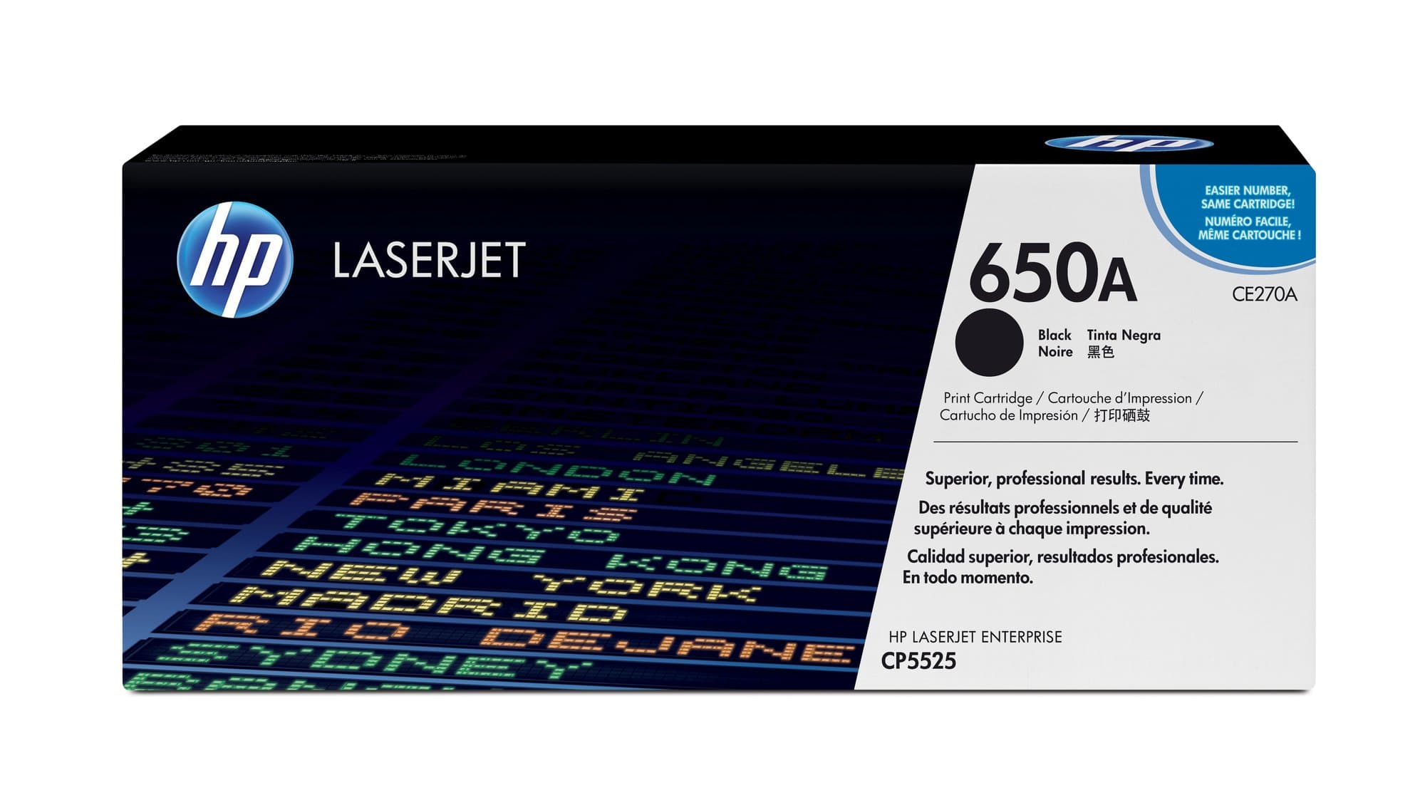 HP HP #650A Black Toner CE270A HT270