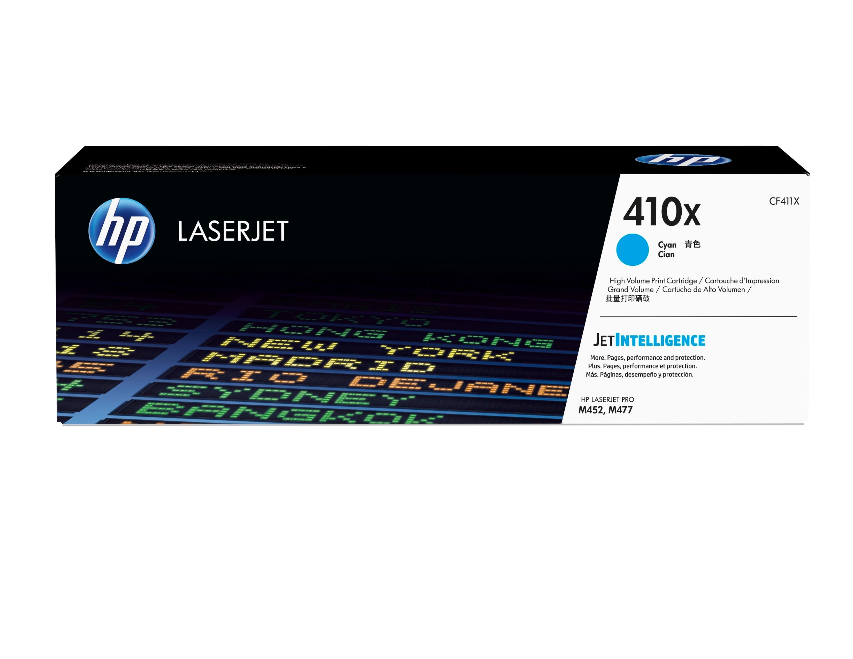 HP HP #410X Cyan Toner CF411X HT410CX