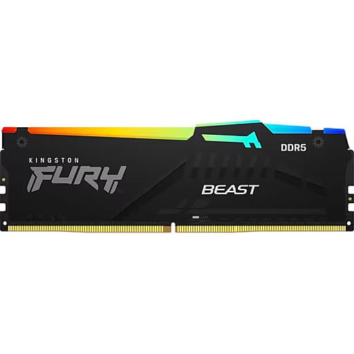Kingston Kingston 32GB 5600MT/S DDR5 CL36 Dimm (Kit of 2) Fury Beast RGB Expo KF556C36BBEAK2-32