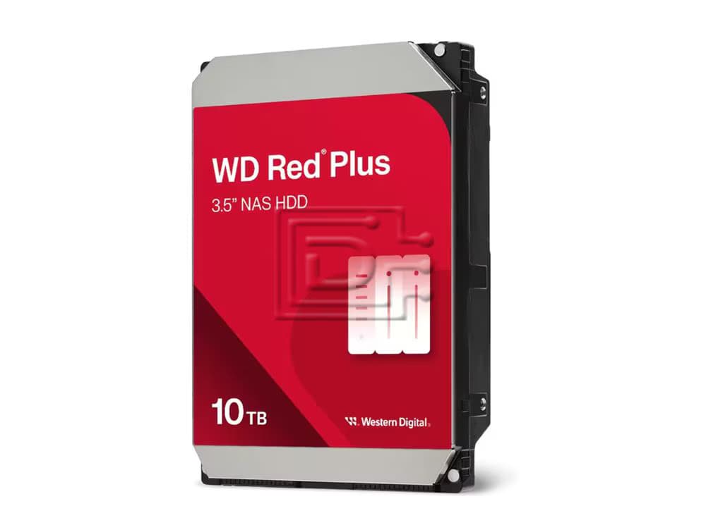WD WD Red Plus 10TB HDD 3.5" NAS SATA 512MBS 7200RPM 3YRS Wty WD100EFGX