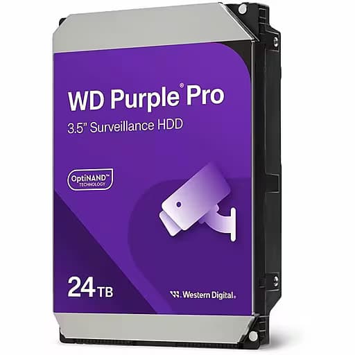 WD WD Purple Pro 24TB Smart Video HDD 3.5" 512MB Cache 7200PRM 5YRS Wty WD241PURP