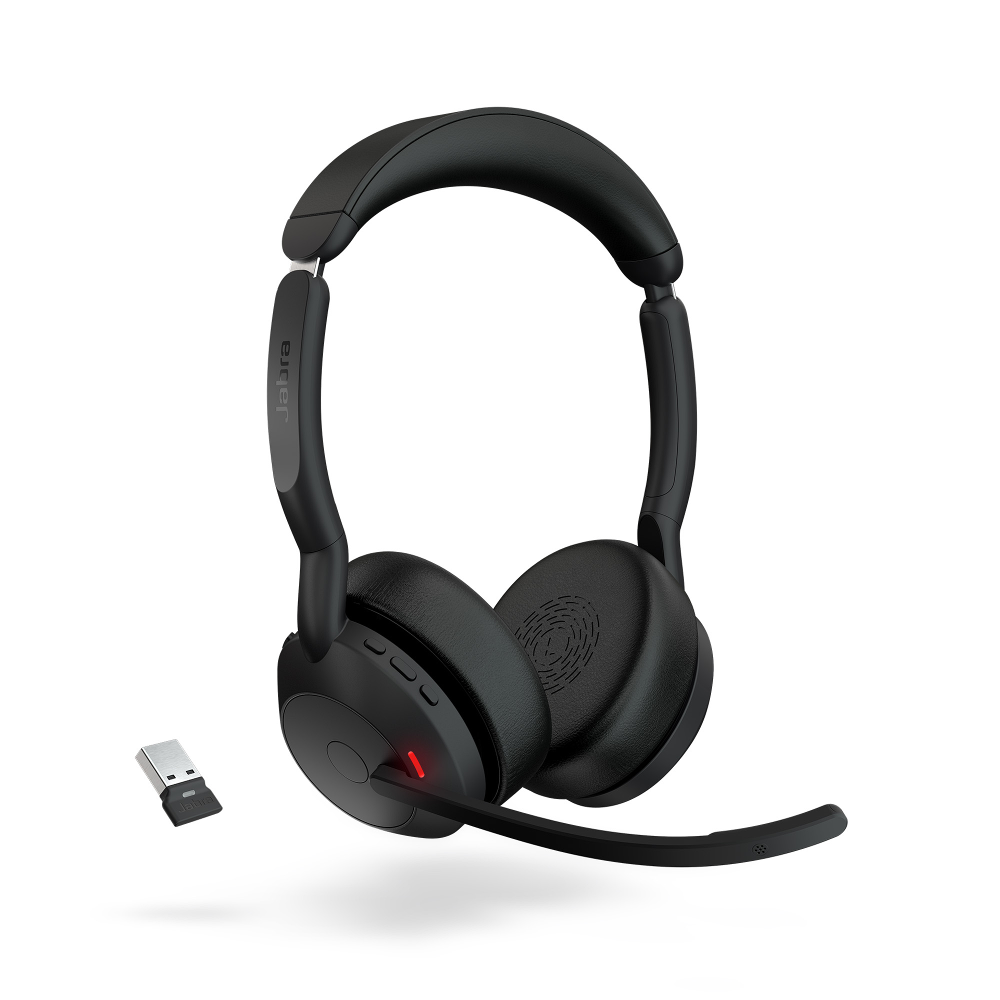 Evolve2 55 Stereo Wireless (Bluetooth) Headset UC USB-A Link 380 Jabra — view 2