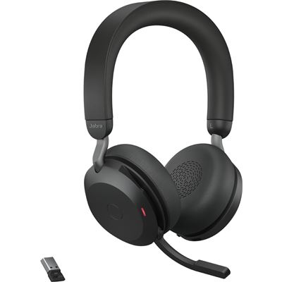 Evolve2 75 Bluetooth Stereo Headset with Charging Stand USB-A UC Jabra — view 1