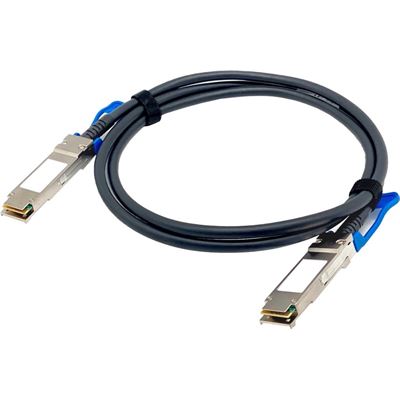 QSFP28 100GbE twinaxial direct attach cable 1.5M QNAP — view 2
