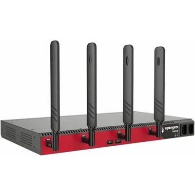 CM8148-10G 48 selectable serial ports 2x 10GbE SFP+ 2x 1GbE 32GB flash TPM 2.0 Docker support 5G cell modem C14 power cord Opengear — view 2