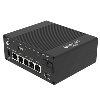 Industrial edge computing gateway with Dual-SIM 5G 5x Gigabit LAN WiFi GPS Serial Console HDMI Relay