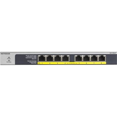 8-Port Gigabit PoE Switch 802.3at/af 8 PoE+ Outputs 60W Total PoE NETGEAR — view 2