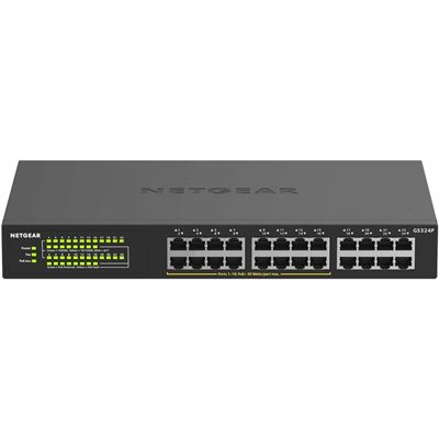 24-Port Gigabit Ethernet PoE+ Switch with 16-Ports PoE+ 190W Power Budget NETGEAR — view 2