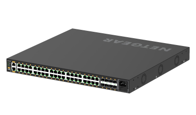 NETGEAR GSM4248P-100AJS AV Line Managed PoE+ Switch 40x1G POE+ 8xSFP (M4250-40G8F-PoE+) NETGEAR — view 2