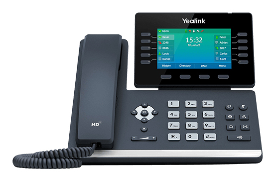Yealink SIP-T54W IP Phone Colour Display Dual GigE Bluetooth WiFi USB 2.0 Yealink — view 1