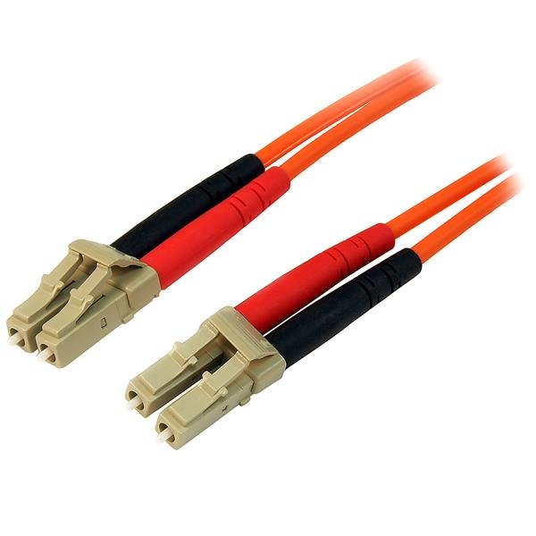 STARTECH.COM 3M FIBER OPTIC CABLE - MULTIMODE DUPLEX 50/125, LSZH - LC/LC, LTW STARTECH — view 2