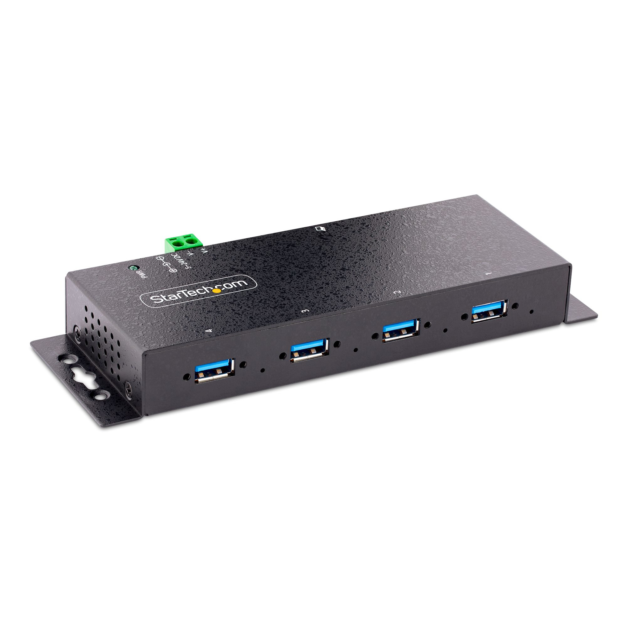 STARTECH.COM 4-PORT INDUSTRIAL USB 3.0 5GBPS HUB MOUNTABLE RUGGED USB-A HUB 2 YR thumbnail 2