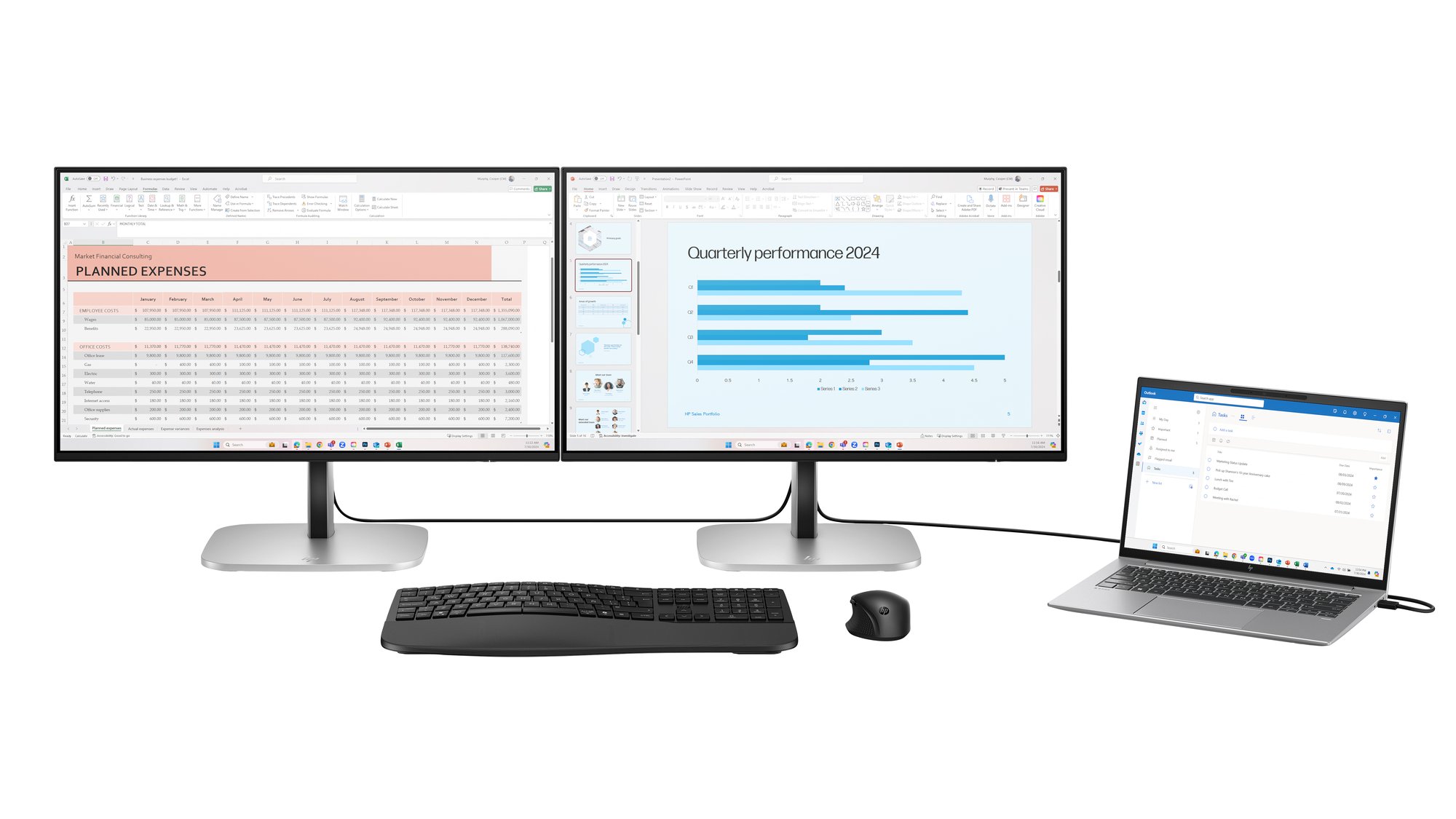 HP Series 5 Pro 524pu 23.8 inch FHD USB-C Monitor HP — view 2