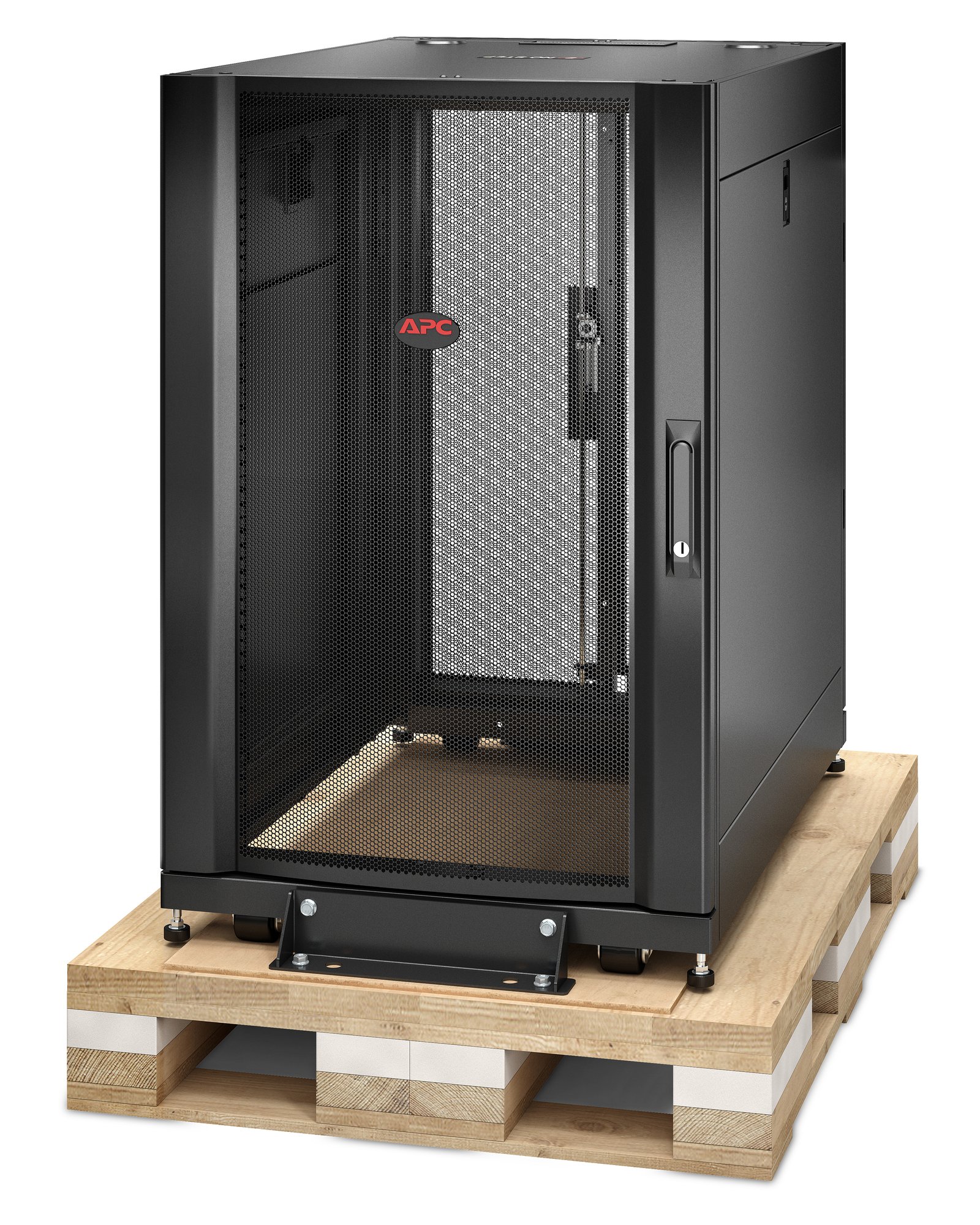 APC NETSHELTER SX 18U SERVER RACK ENCLOSURE 600MM X 900MM W/ SIDES BLACK SHOCK PACKAGING APC — view 2