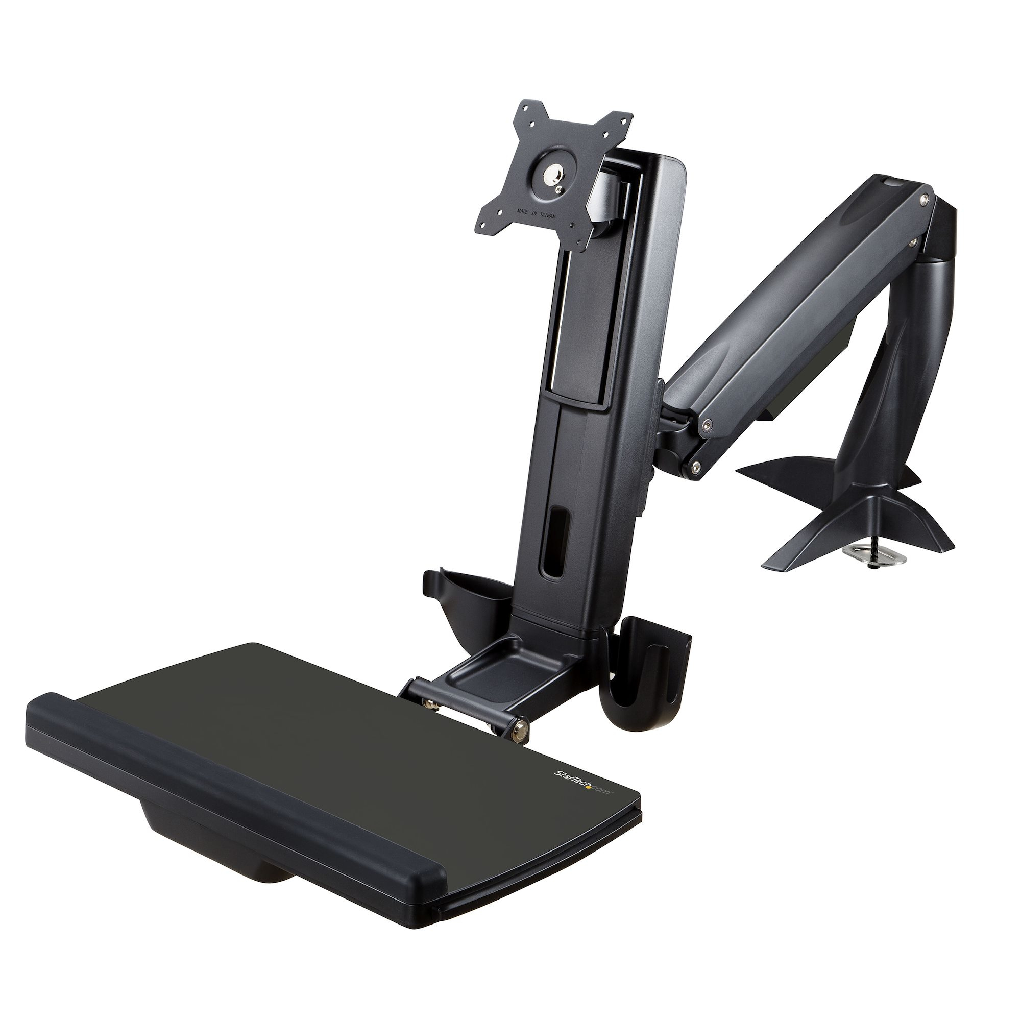 STARTECH.COM SIT STAND MONITOR ARM 34" - ADJUSTABLE DESK MOUNT WORKSTATION 2 YR STARTECH — view 2