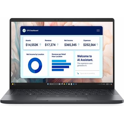 DELL PRO13 PREM NOTEBOOK, 13.3" FHD+ IR, U5-236V, 16GB, 512GB, WL, W11P(CP+), 3Y PRO DELL — view 2