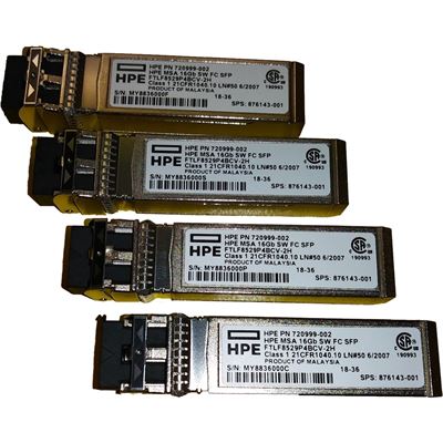 HPE MSA 16Gb SW FC SFP 4pk XCVR HPE — view 2