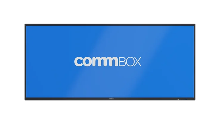 COMMBOX 92"5K UHD HORIZON INTERACTIVE TOUCHSCREEN (21:9), 50PT TOUCH, OPSI7, ANDROID13, 5Y COMMBOX — view 2