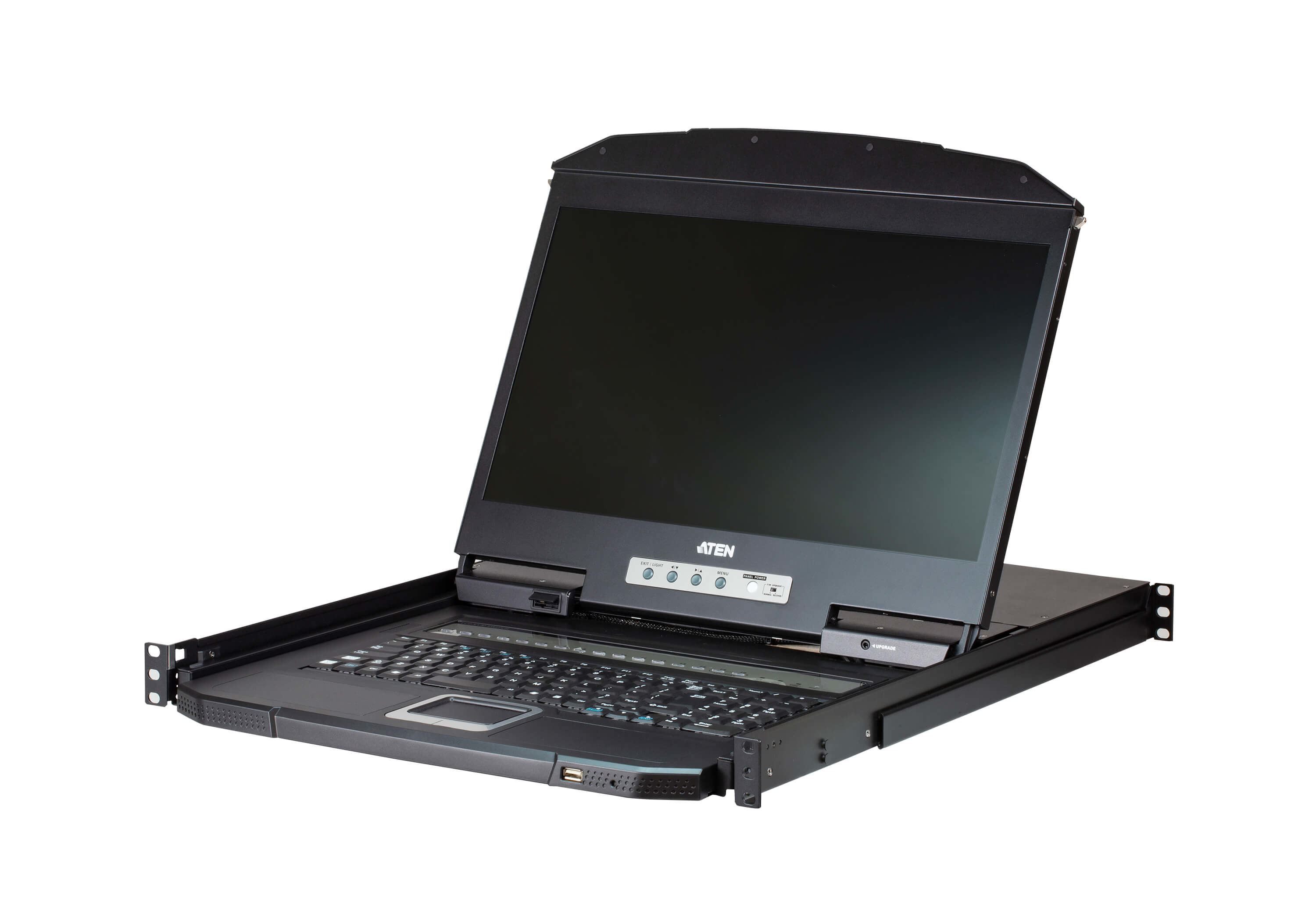 ATEN 18.5" SHORT DEPTH 8 PORT LCD KVM ATEN — view 2