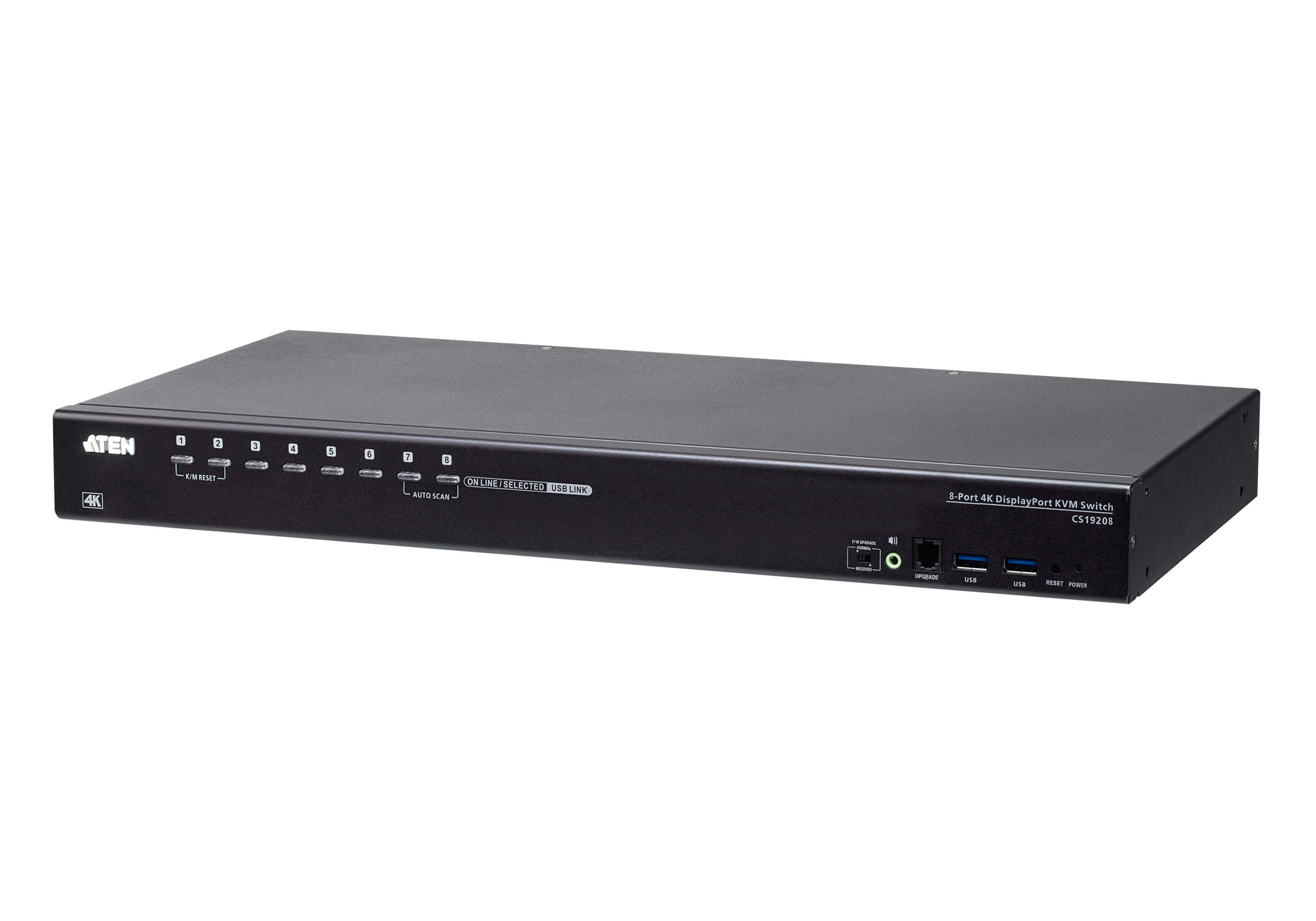ATEN 8-PORT USB 3.0 4K DISPLAYPORT KVM SWITCH thumbnail 2
