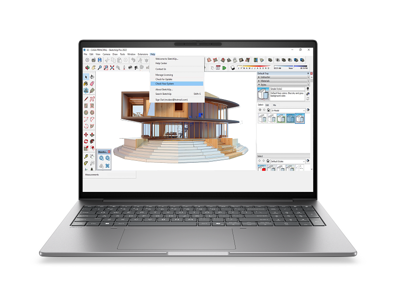 HP ZBOOK 8 G2a 16 RYZEN AI 7 PRO 450 16" TOUCH 32GB (2x16GB) 1TB WIN 11 PRO HP — view 2