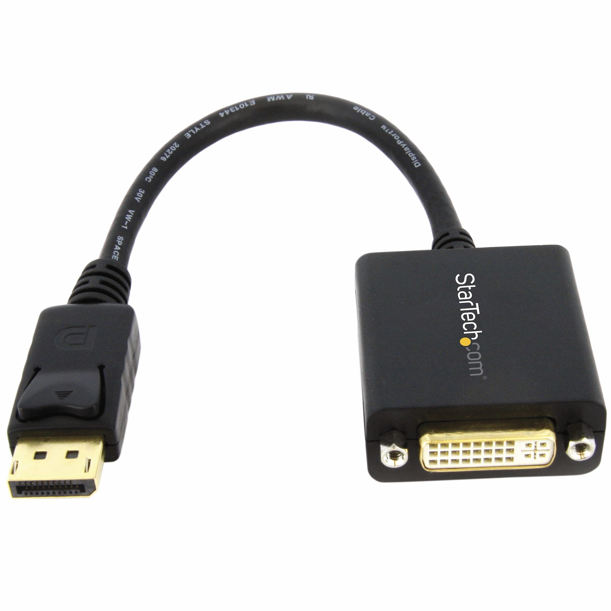 STARTECH.COM DISPLAYPORT TO DVI ADAPTER - DP 1.2 TO DVI-D CONVERTER DONGLE 3 YR STARTECH — view 2